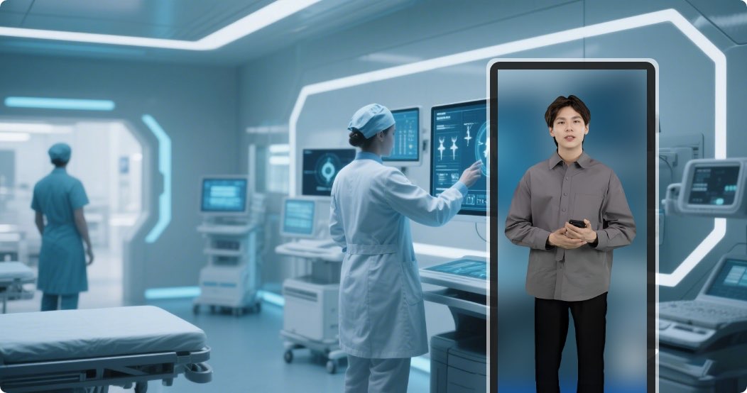 医疗行业数字人应用